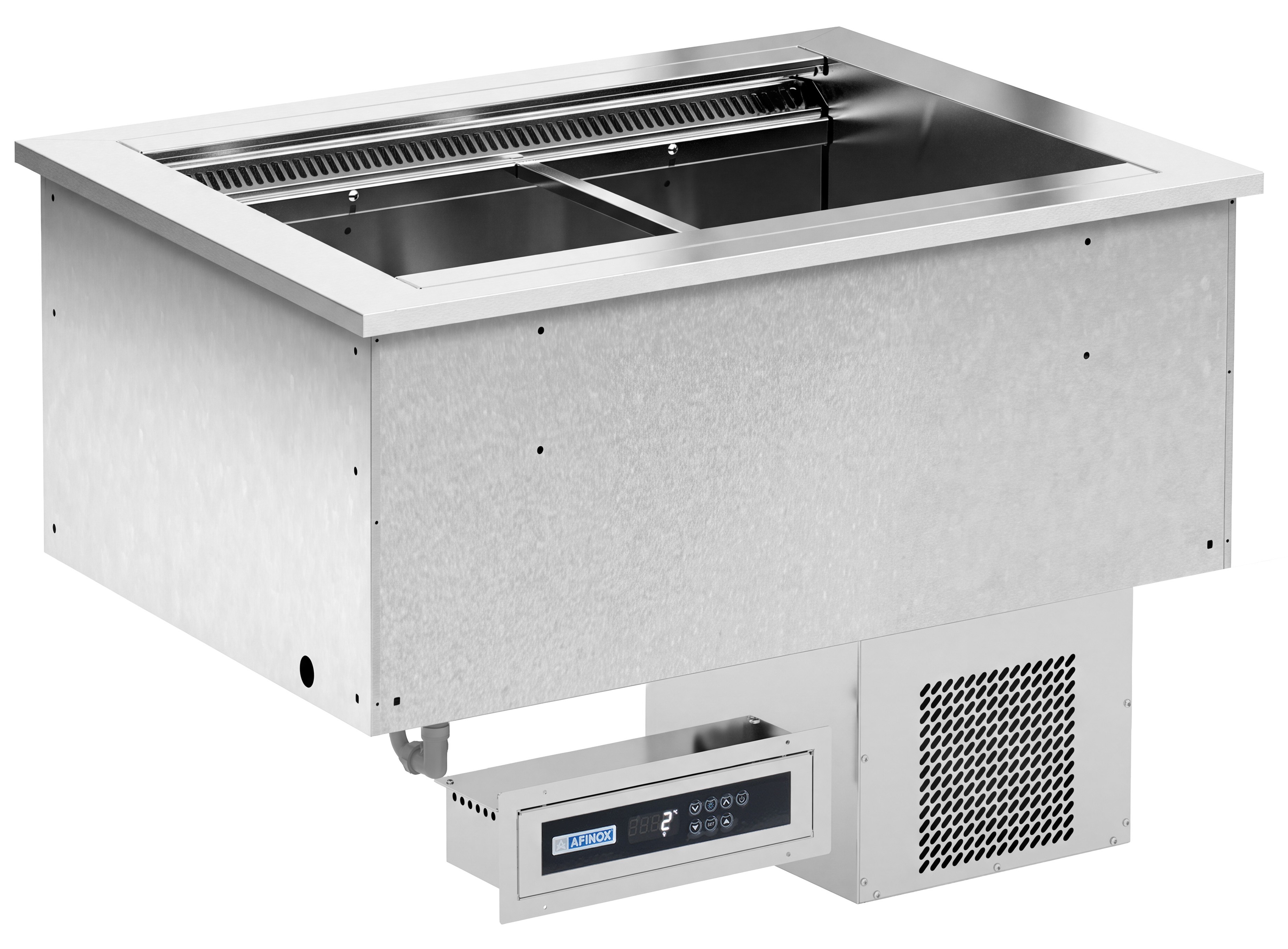 Einbau-Kühlwanne SOUL PLUS BLUE, 2 x GN 1/1
