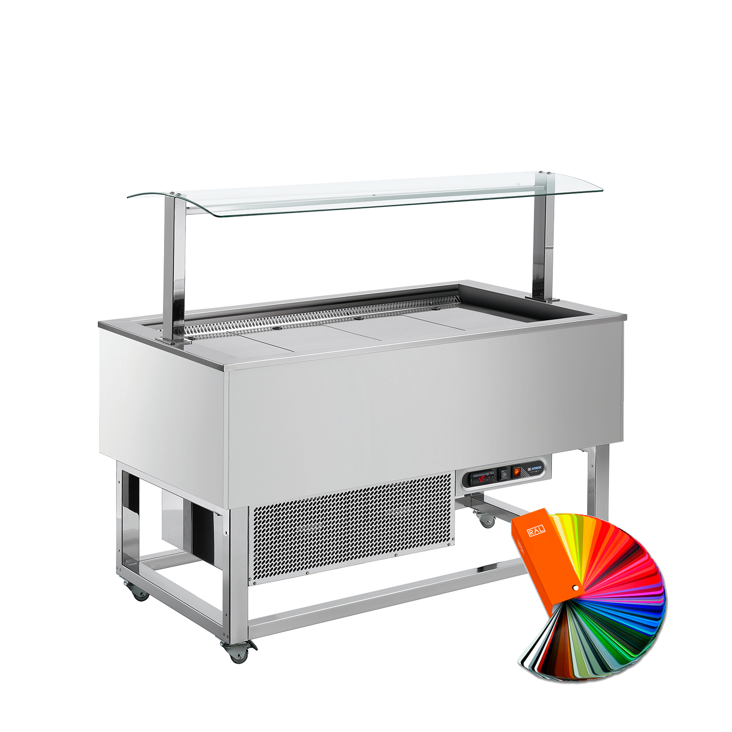 Kühlbuffet ESSENCE BLUE, 4 x GN 1/1, RAL special