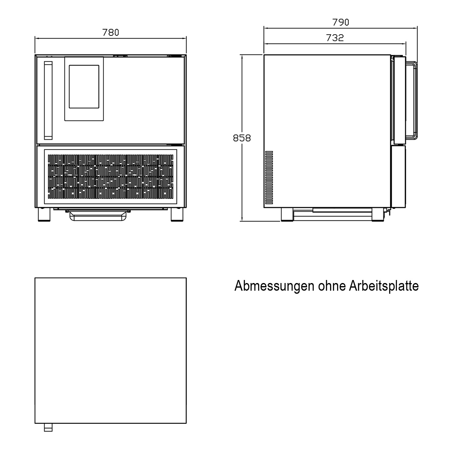Schockfroster / Schnellkühler Elite Line Alexander 5T 5 x GN 1/1