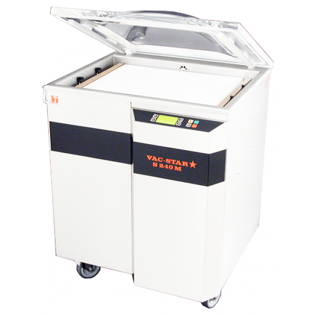 Vakuummaschine VAC-STAR S-240 M, Einkammermaschine fahrbar, Schweissbalken 2×470 mm