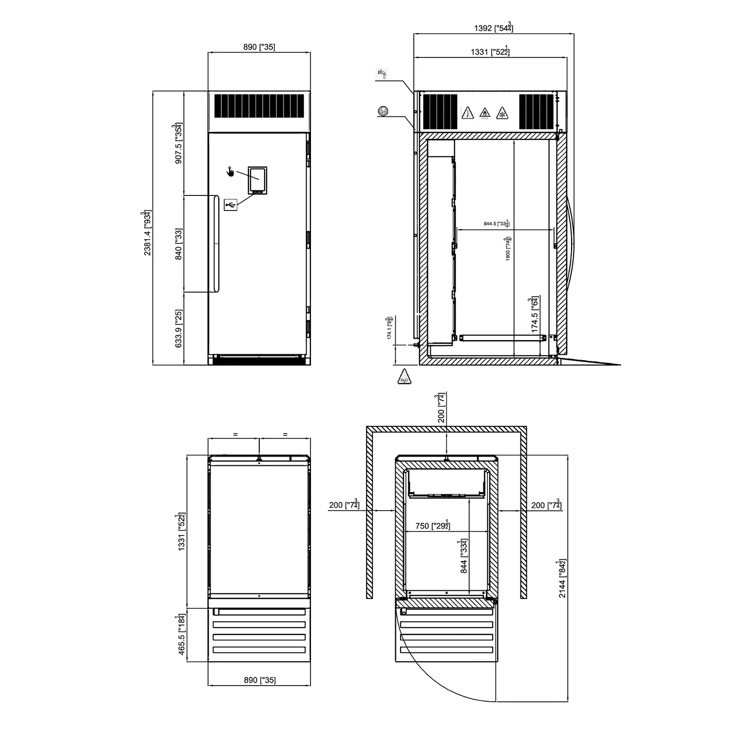 Schockfroster / Schnellkühler für Hordenwagen CT 20.120