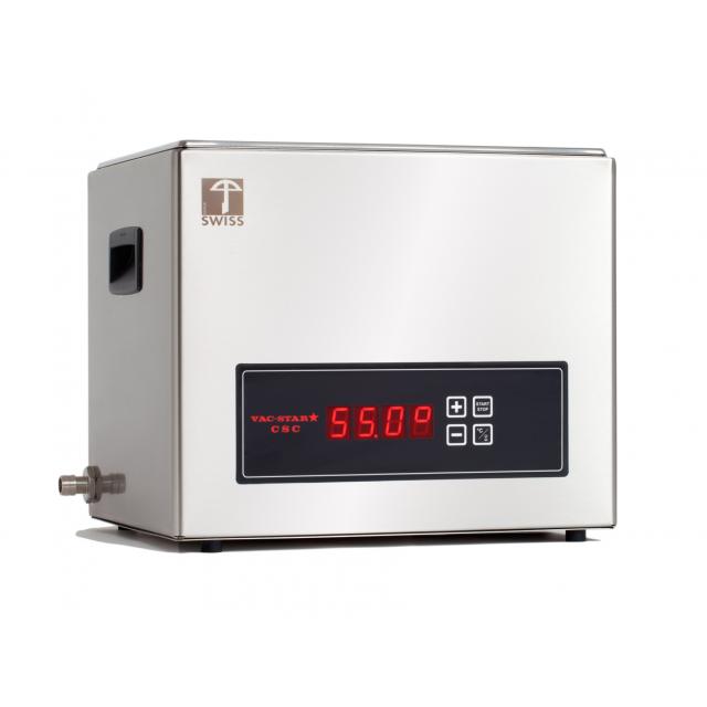 Sous-vide Wasserbad VAC-STAR CSC 09, 9 Liter, mit Wasserauslass und Inox-Deckel