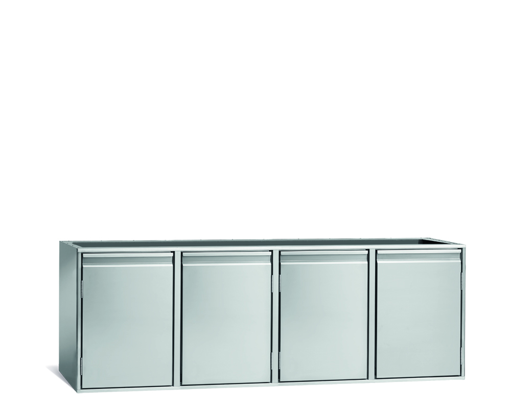 Saladette GN Premium, 4 Türen, H 700 mm, ohne I-Fach