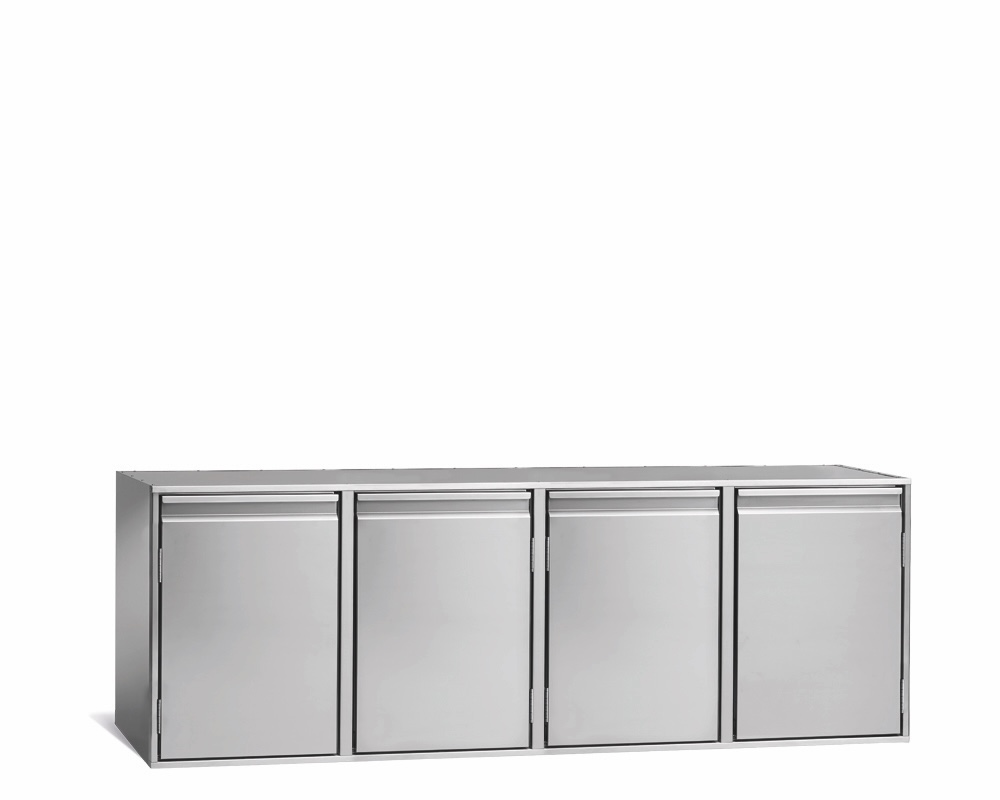 Kühlunterbau GN Premium, 4 Türen, H 760 mm, ohne I-Fach