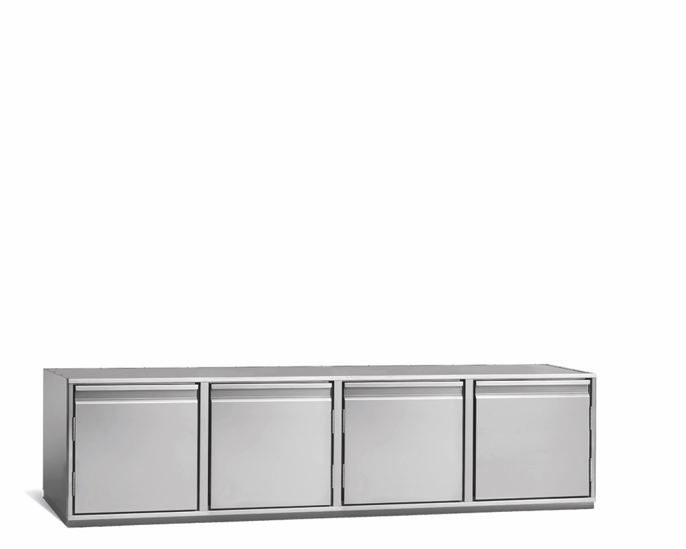 Tiefkühlunterbau GN Premium, 4 Türen, H 490 mm, ohne I-Fach