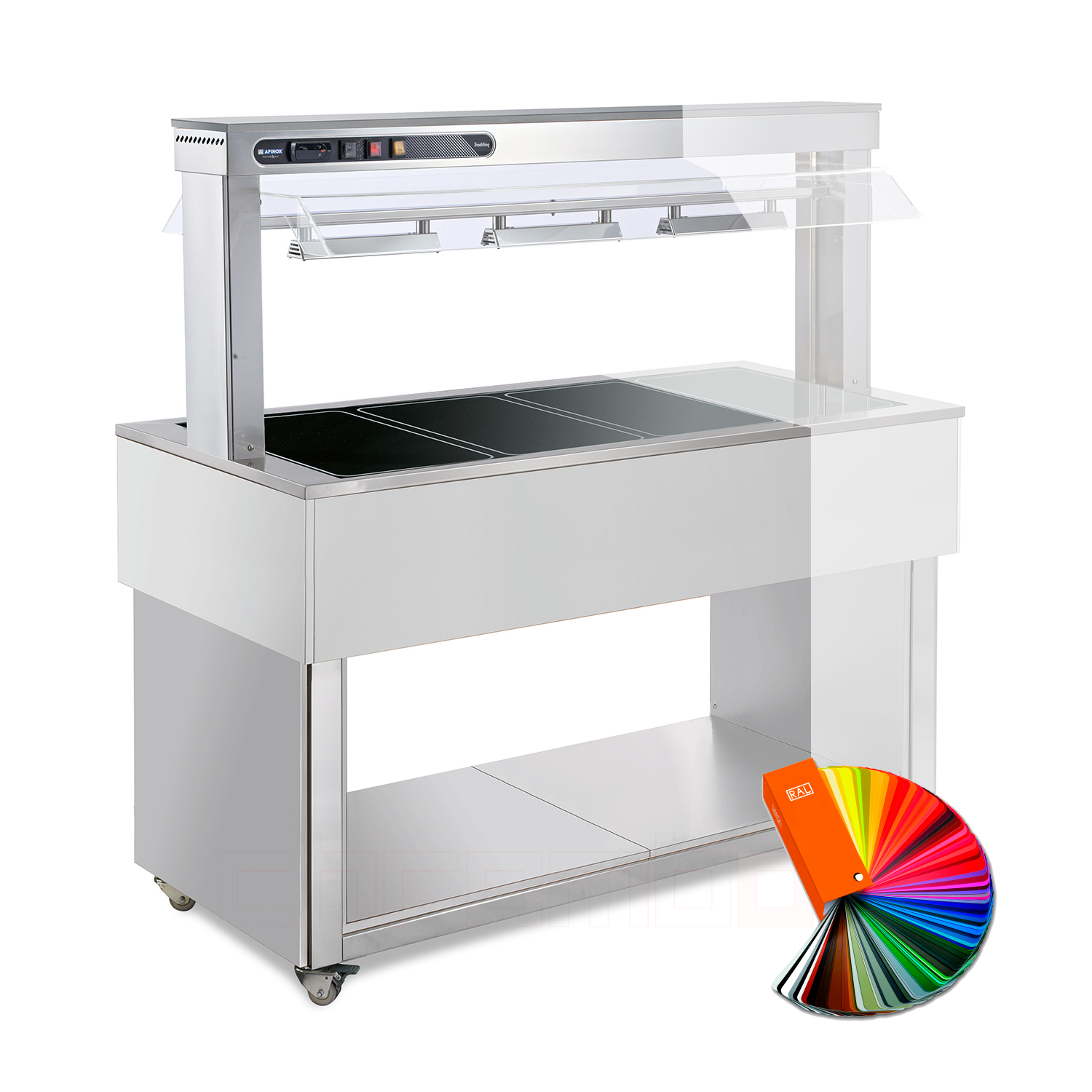 Speisebuffet TRADITION BROWN, 3 x GN 1/1, RAL special